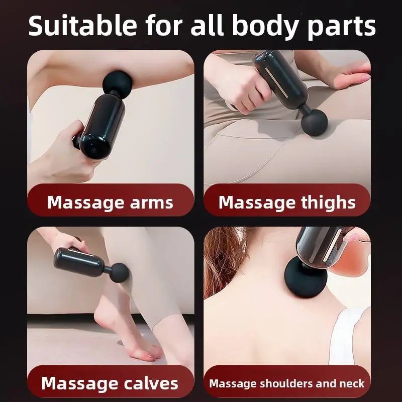High Power Electric Mini Fascia Gun Portable Home Fitness Exercise Muscle Relaxation Massager for Body Use Cross-Border — image 3