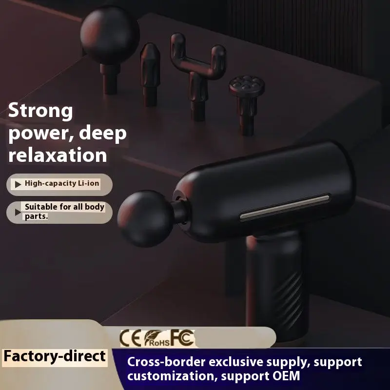 High Power Electric Mini Fascia Gun Portable Home Fitness Exercise Muscle Relaxation Massager for Body Use Cross-Border — image 5