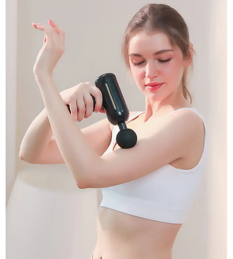 High Power Electric Mini Fascia Gun Portable Home Fitness Exercise Muscle Relaxation Massager for Body Use Cross-Border — image 6