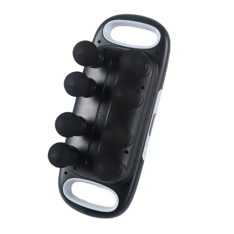Eight-Head Cross-Border Electric Fascia Gun High Frequency Vibration Sports Neck Mask Massager for Body Relaxation House — view 1