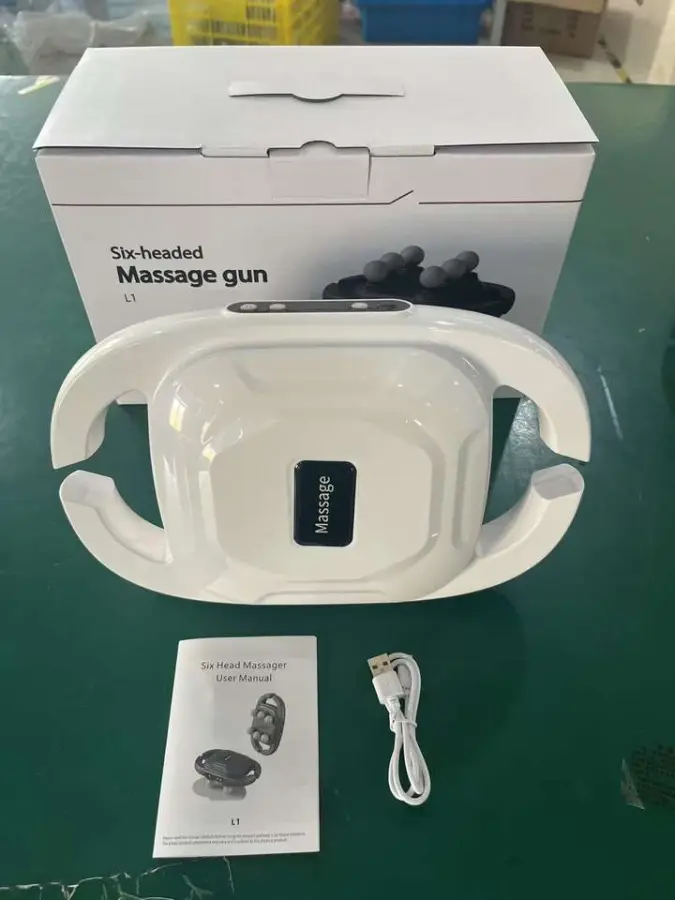 New 12-Head LCD Fascia Gun Multi-Head Massager Deep High-Frequency Vibrator for Body for Waist and Back Massage — image 7
