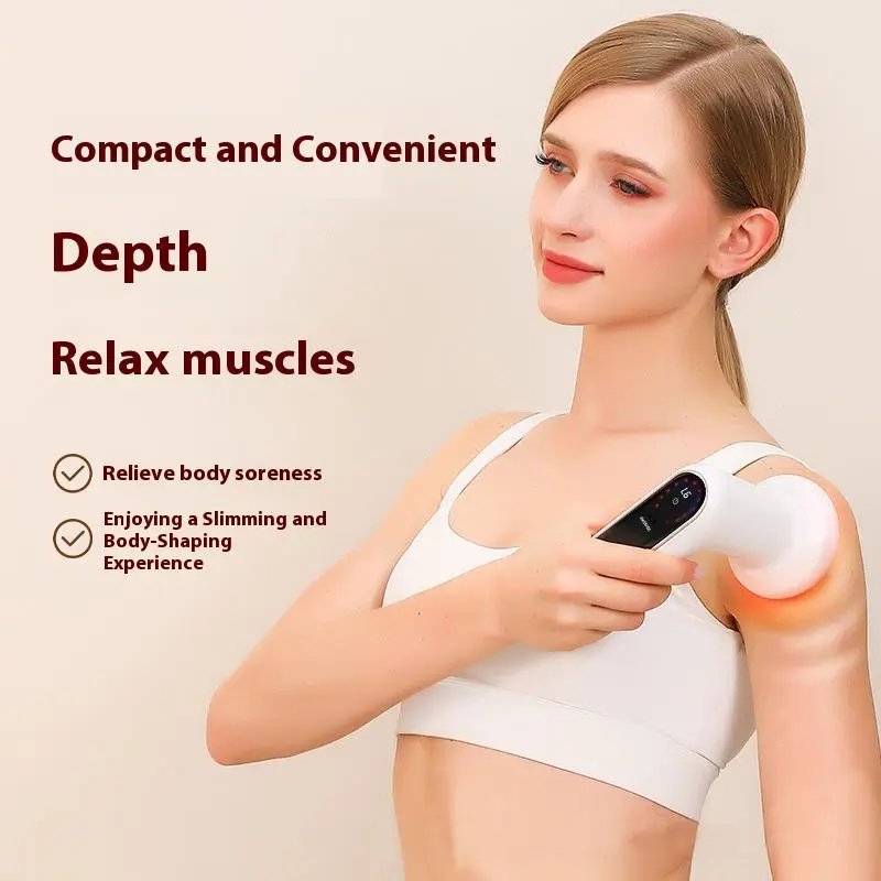 Handheld Electric Massager Stick for Body Cross-Border Hammer for Shoulder Back Waist Cervical Spine Meridian Vibrator — image 4