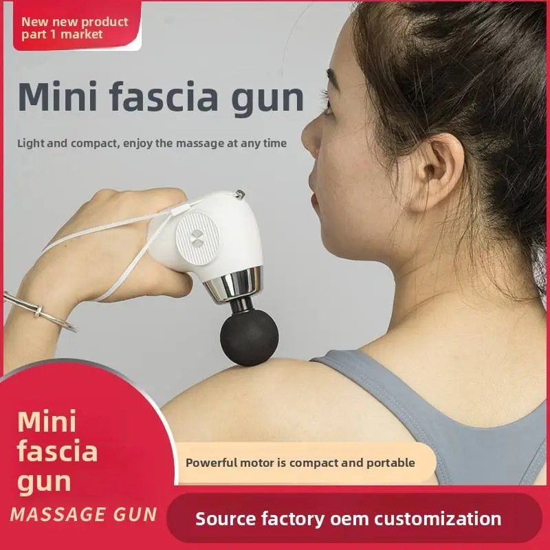 High Intensity Meridian Neck Membrane Relaxation Mini Small Women's Body Fascia Gun Muscle Massager New Model Manufacturer — image 3