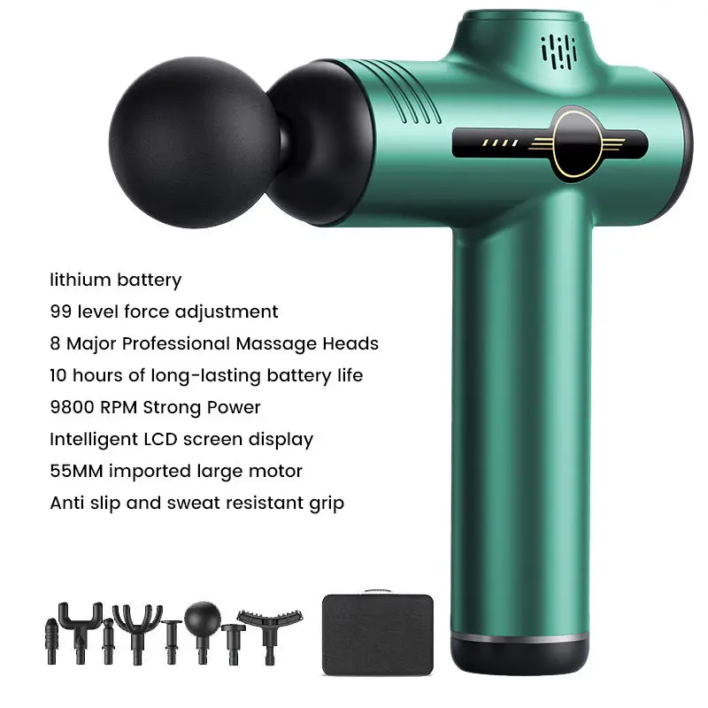 Smart Home Fitness Cross-Border Fascia Gun Electric Membrane Muscle Relaxation Massager for Body Manufactured — image 7