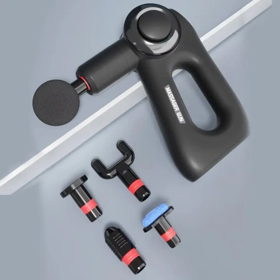 Three-Stage Folding Fascia Gun Hot/Cold Compress Fitness Equipment for Body Cross-Border Special Supply Relaxing Muscles — view 1