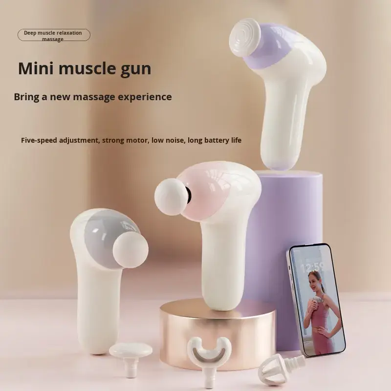 Portable High Frequency Mini Fascia Gun for Body for Fitness Sports & Relaxing Fascia Muscles — image 2
