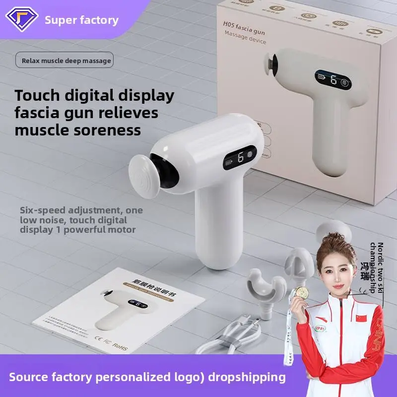 Portable High Frequency Mini Fascia Gun for Body for Fitness Sports & Relaxing Fascia Muscles — image 3