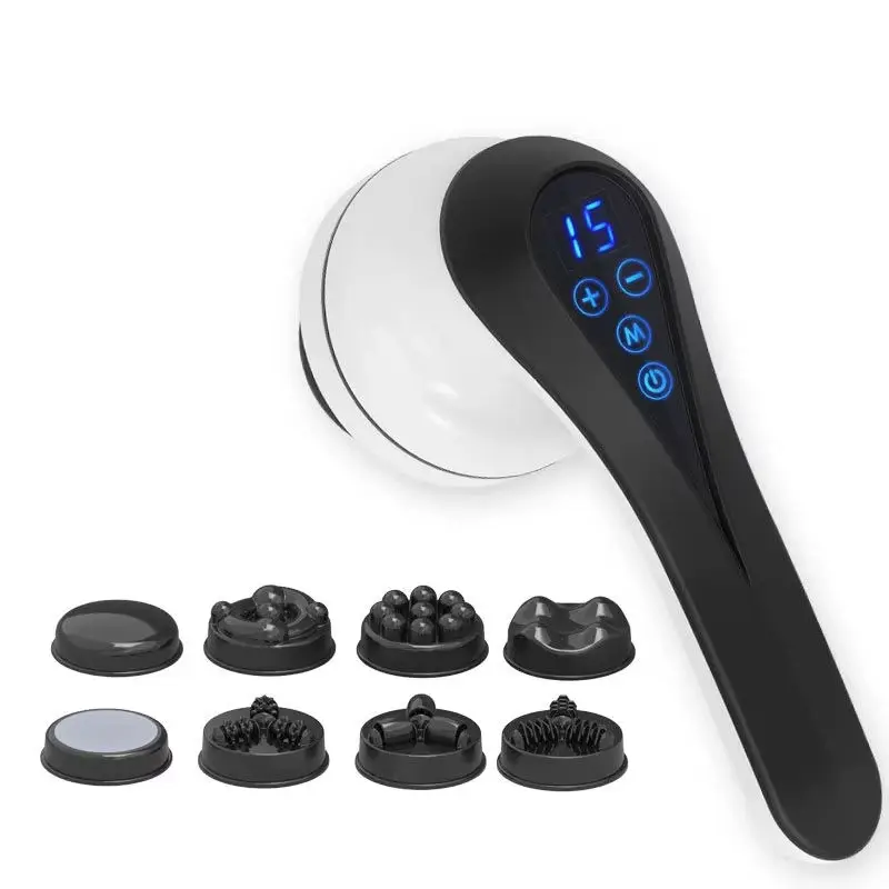 Factory-Source Handheld Portable Massager Rechargeable Cross-Border Exclusive Shoulder Neck Fat Pushing & Throwing Machi — view 1