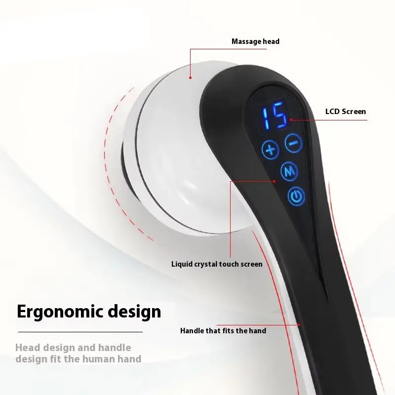 Factory-Source Handheld Portable Massager Rechargeable Cross-Border Exclusive Shoulder Neck Fat Pushing & Throwing Machine — image 5