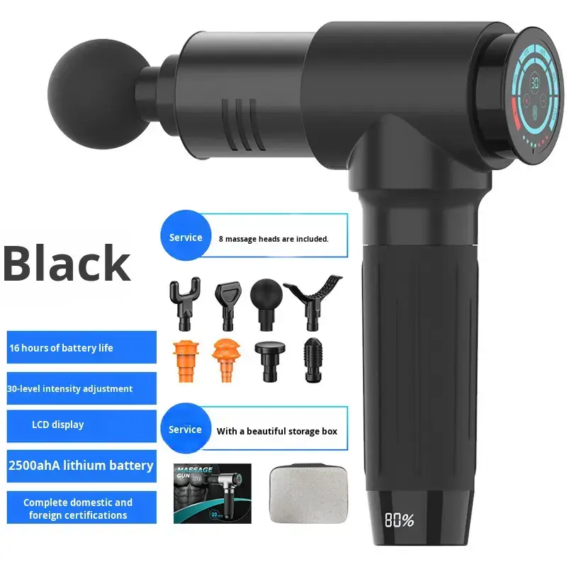 Cross-Border Electric Smart Fascia Gun Body Relaxation Muscle Massager with Vibration & Bass Noise Reduction — image 5