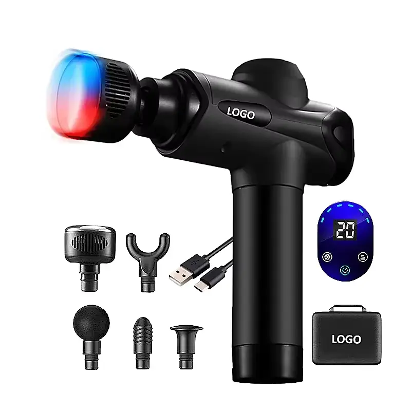 Phenitech High Frequency Sports Electric Body Massager Deep Tissue Muscle Hot and Cold Massage Gun — image 6