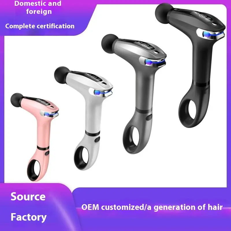 Portable Electric Massage Gun Artifact Lent Handle Fitness Equipment for Body Fascia Muscle Massager — image 6
