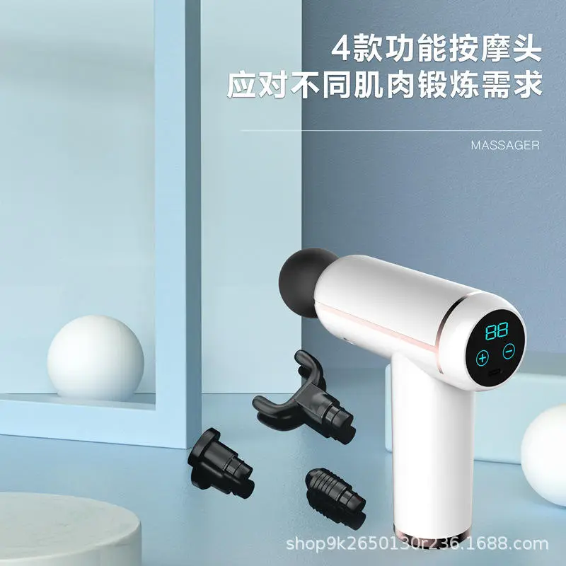 Mini USB Fascia Gun Body Relaxation Massage Equipment Factory Direct Sales Cervical Membrane and Spine Massager — image 4