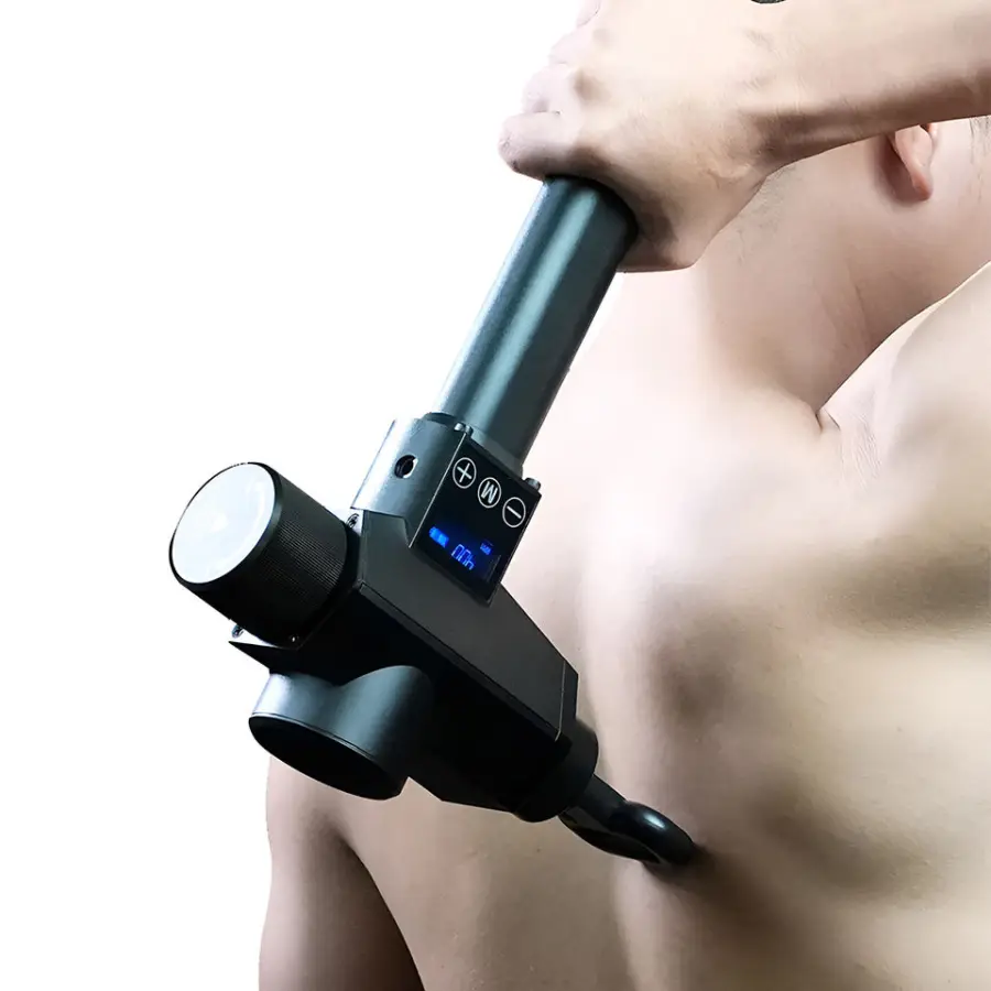 Meresoy Professional Handheld Best Quality Fascia Massage Pistol Pistola De Masaje Percussion Deep Tissue Massage Gun — image 4