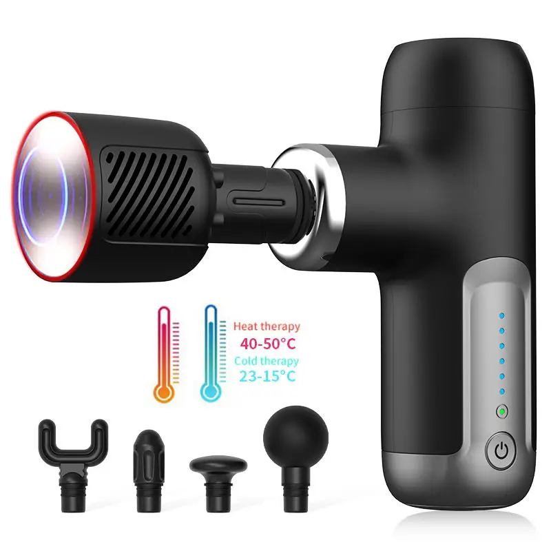 Meresoy Hot and Cold Boost Recovery Massager Vibration Mini Deep Tissue Professional Heat Muscle Electric Portable Massa — view 1