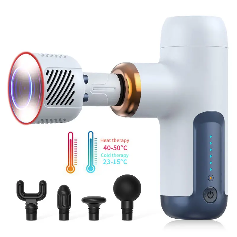Meresoy Hot and Cold Boost Recovery Massager Vibration Mini Deep Tissue Professional Heat Muscle Electric Portable Massage Gun — image 3