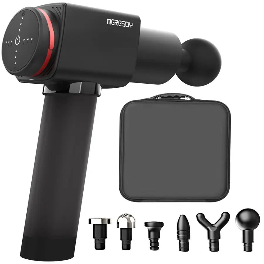 Newest Handheld Powerful Muscle Relief Massager High Quality Portable 30 Speed Deep Tissue Percussion Therapy Massage Gun — image 4