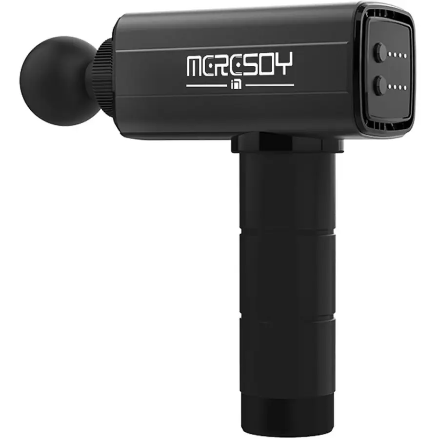 Meresoy Electric Massage Gun, 4 Levels Manual Spine Activator Chiropractic Adjustment Correction Tool with Four Massage Head — image 5