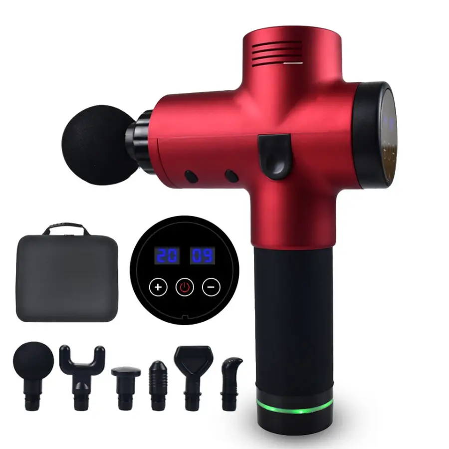 2020 Other Massager Products 30 Speed LCD Electric Cordless Portable Percussion Body Muscle Fascia Dropshipping Massage Gun — image 2
