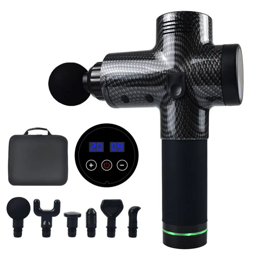 2020 Other Massager Products 30 Speed LCD Electric Cordless Portable Percussion Body Muscle Fascia Dropshipping Massage Gun — image 3