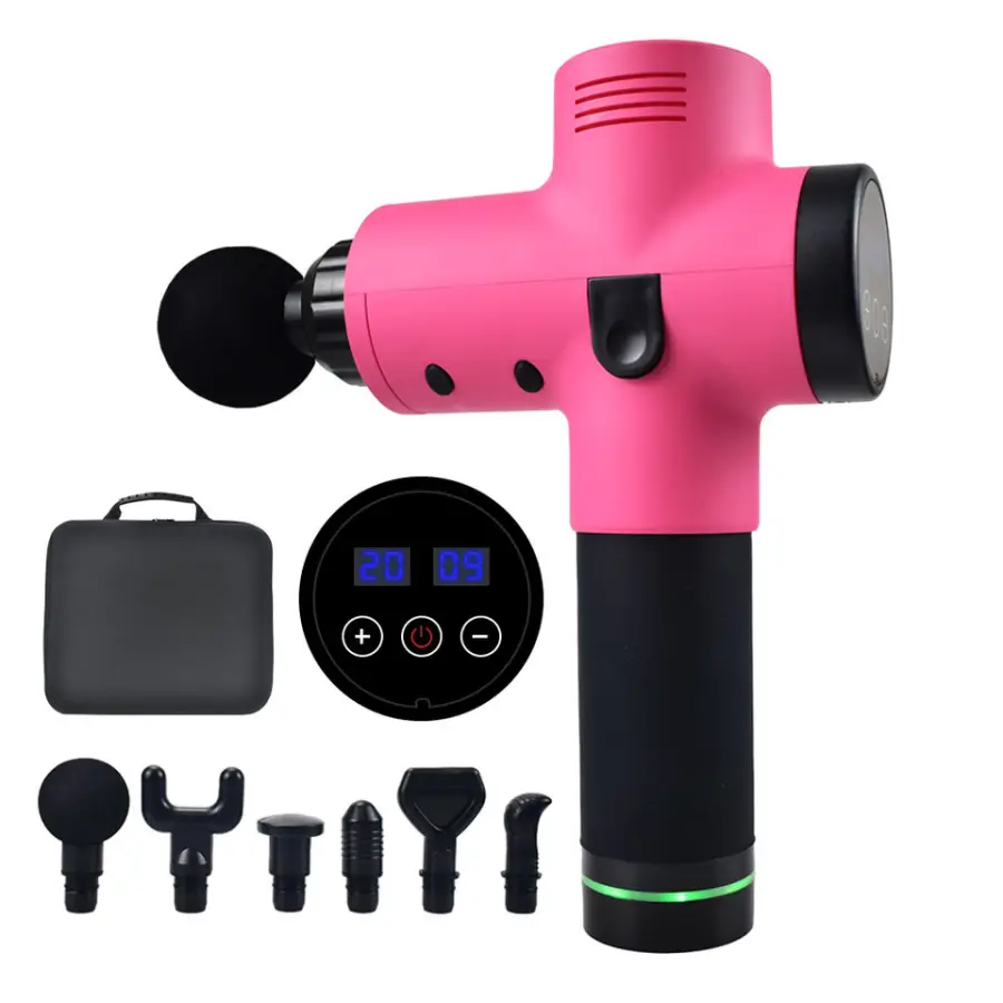 2020 Other Massager Products 30 Speed LCD Electric Cordless Portable Percussion Body Muscle Fascia Dropshipping Massage Gun — image 6