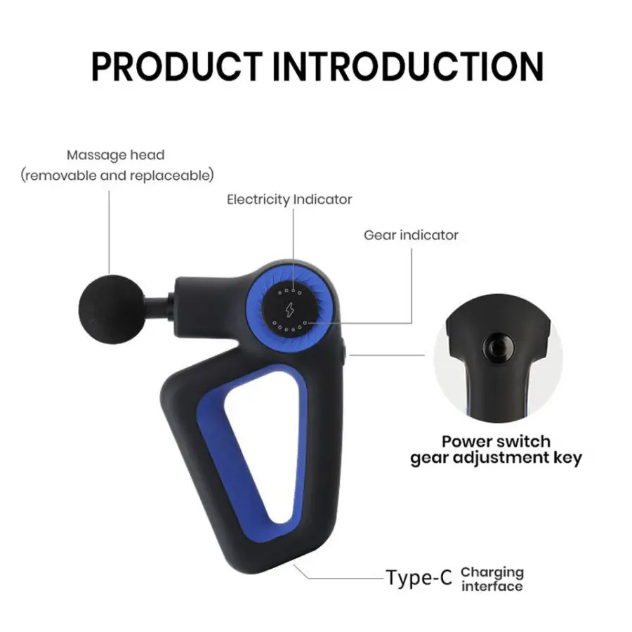 Meresoy Brushless Handheld Ce Deep Muscle Dropshipping Therapy Warranty a Accessory Body Massaging Multifunctional Massage Gun — image 2