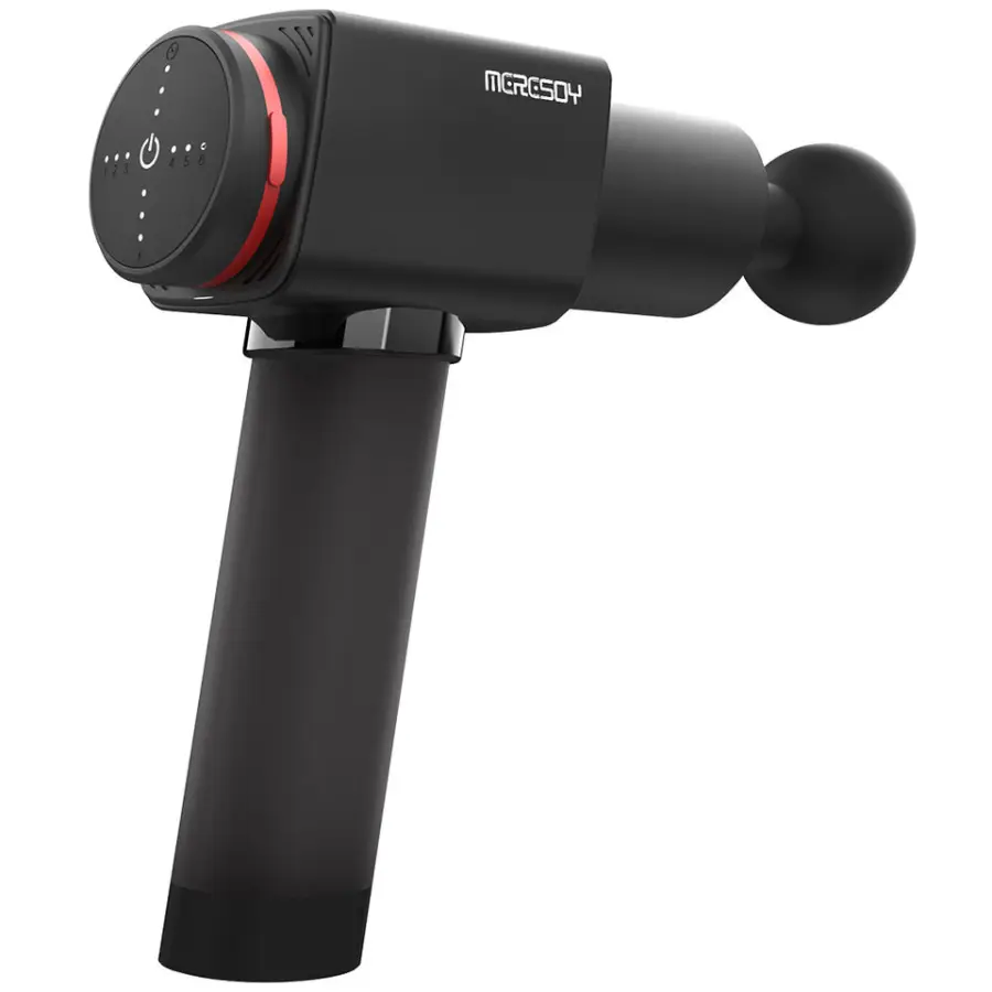 For MERESOY Super S Portable Handheld Cordless Electric Massage Gun Full Body Muscle Deep Tissue Vibrator with Facial Percussion — image 3
