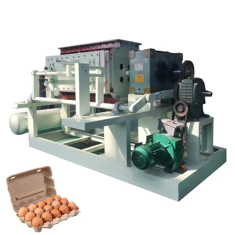 Fuyuan Full Automatic Paper Pulp Molding Machine Paper Egg Tray Machine Paper Fruit Apple Plate Dish Making Machine — view 1