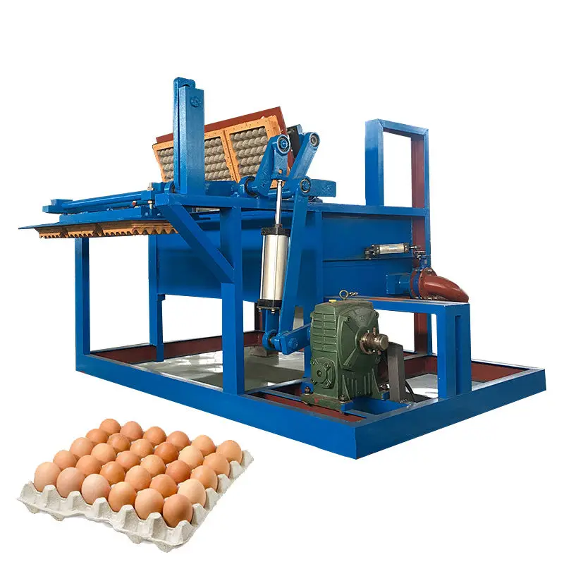 Hot Sale Paper Pulp Fruit Tray Moulding Machine Egg Carton Tray Making Machine — view 2