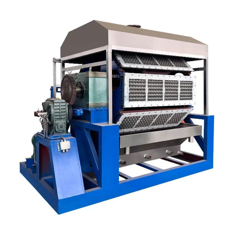 Quality Assured Paper Egg Tray Pulp Molding Egg Carton Making Machine Price — image 3