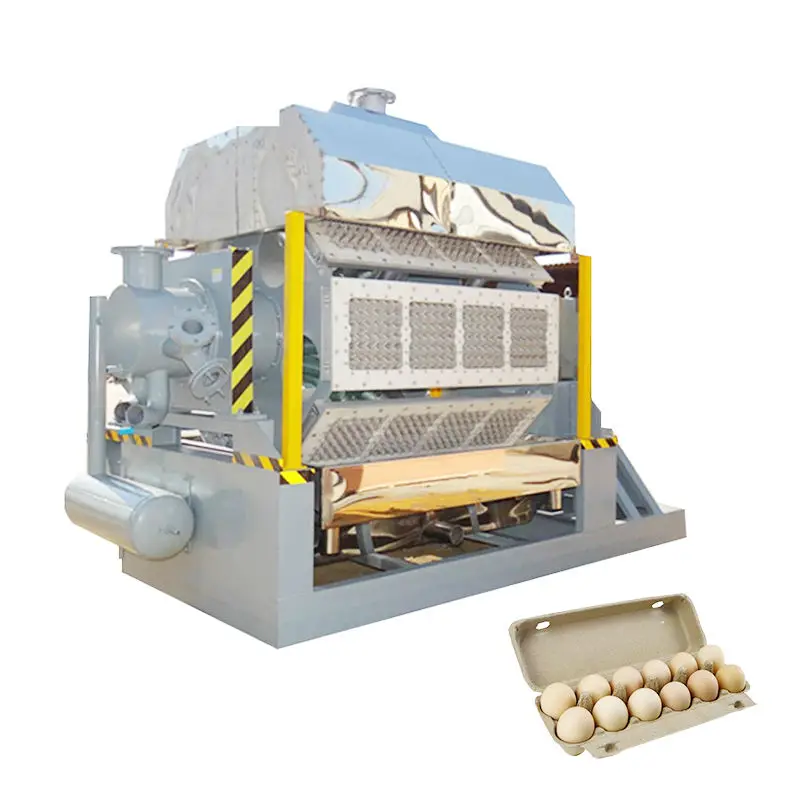 Fuyuan Factory China Manufacturers Best Selling Waste Paper Recycling Plant Egg Tray Pulp Molding Making Machine — view 1