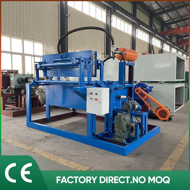 Fuyuan Fully Automatic Egg Tray Making Machine with Gearbox and Motor Pulp Molding High Capacity 1000-8000pcs/hour — view 2
