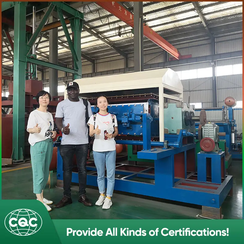 Fuyuan Fully Automatic Egg Tray Making Machine with Gearbox and Motor Pulp Molding High Capacity 1000-8000pcs/hour — view 3