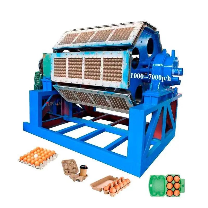 Fuyuan Factory Fully Automatic Egg Tray Machine/paper Egg Tray Forming Machine — view 1