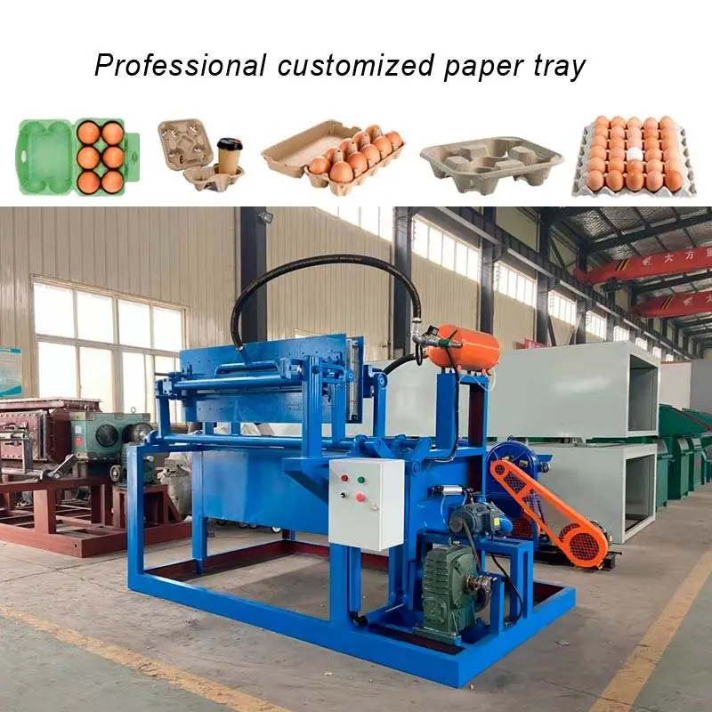 Fuyuan Factory Fully Automatic Egg Tray Machine/paper Egg Tray Forming Machine — image 7