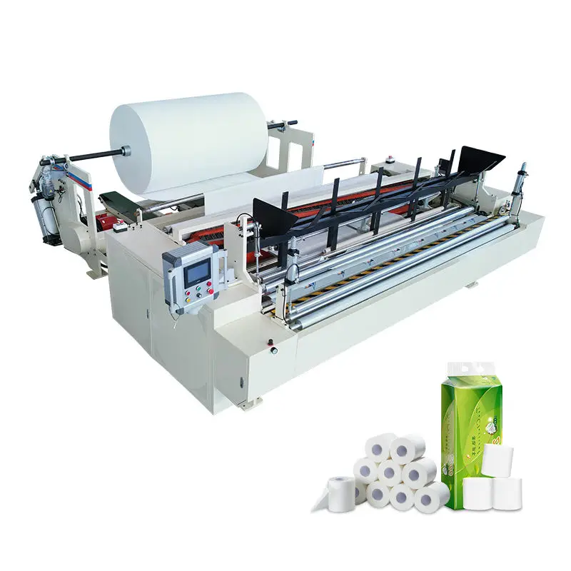 High Speed Bamboo Toilet Paper Machine Toilet Paper Machine Tissue Toilet Roll and Paper Towel Making Machine — view 1