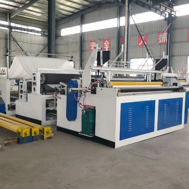Factory Price Toilet Tissue Roll Making Machine Toilet Paper Embossing Rewinding Machine — image 5