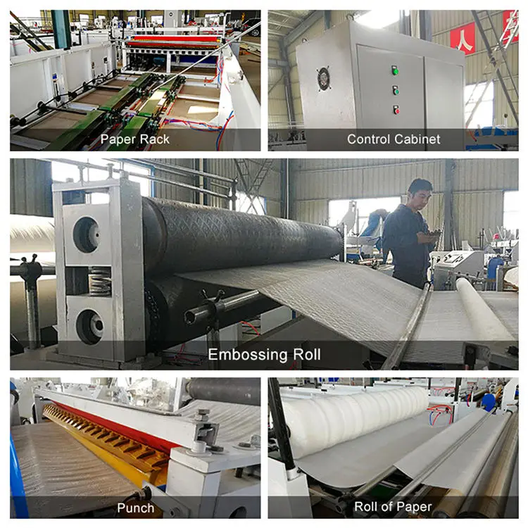 Full Automatic High Speed with Embossing Toilet Tissue Paper Converting Machine — image 5