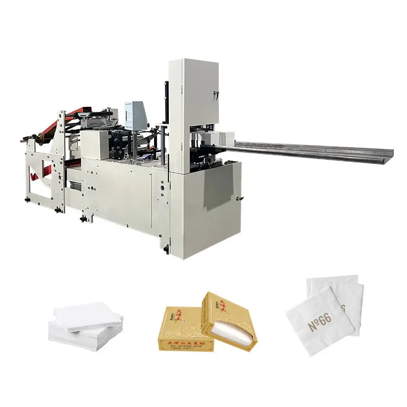 Small Business Machine Ideas Serviette Tissue Paper Folding Cutting Napkin Making Machine — view 1