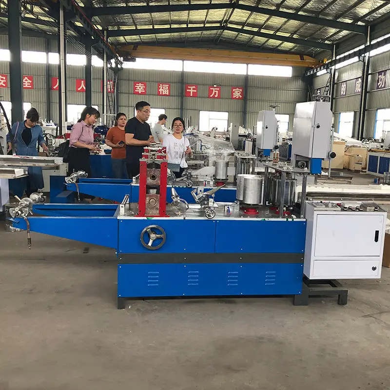 New Products Printing Serviette Making Machine Napkin Tissue Paper Folding Machine Price — view 2