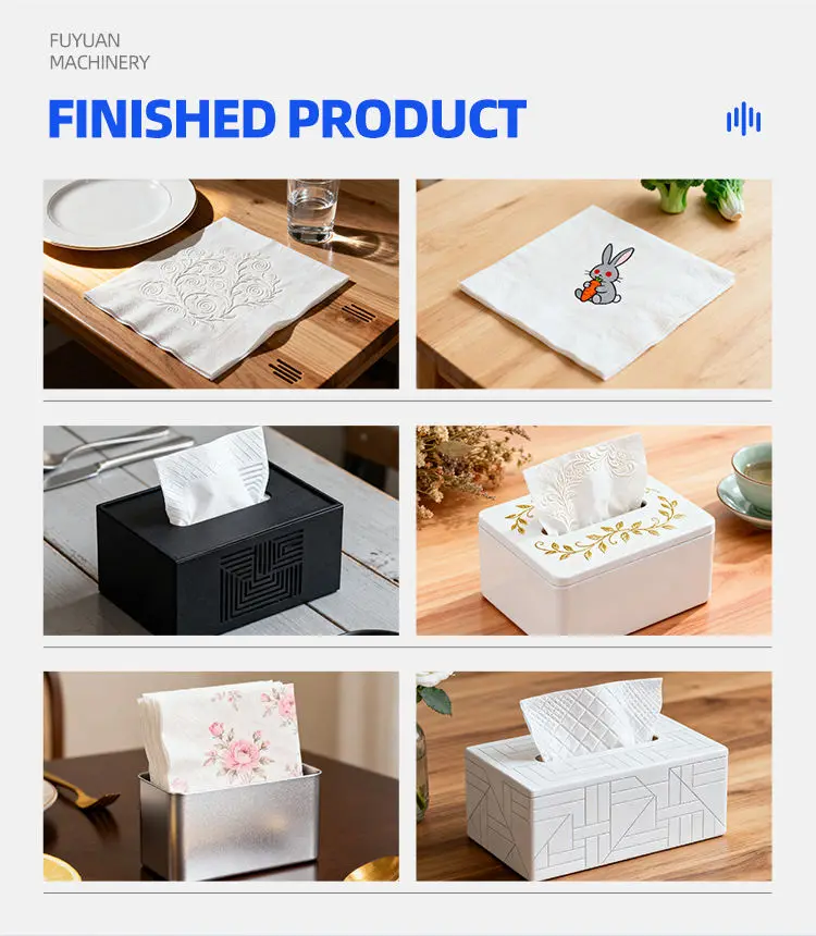 Small Business Machine Ideas Serviette Tissue Paper Folding Cutting Napkin Making Machine — image 7