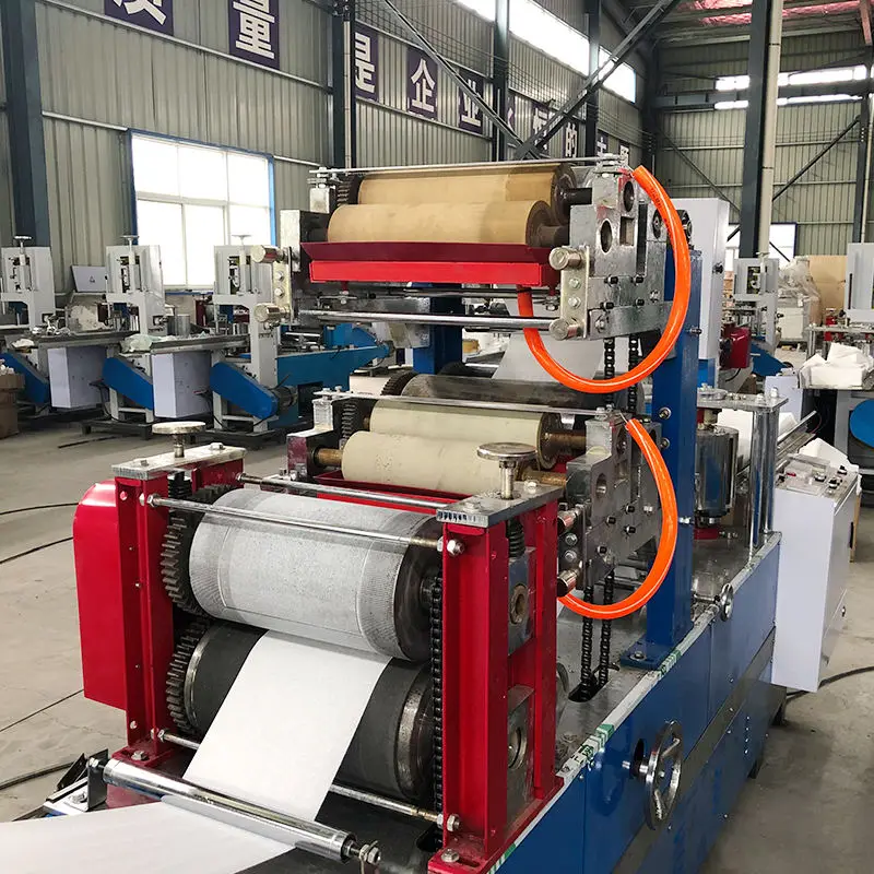 2 Colors Printing Napkin Tissue Machine Napkin Paper Product Making Machinery — image 6
