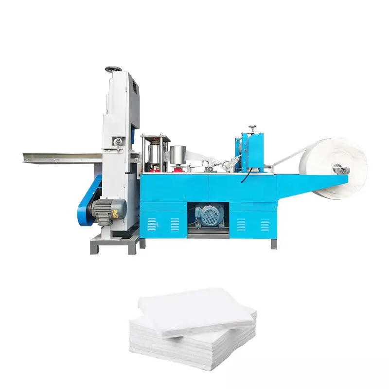 Small Machines for Home Business Napkin Tissue Paper Product From Henan Fuyuan Napkin Embossing Cutting Line — view 1