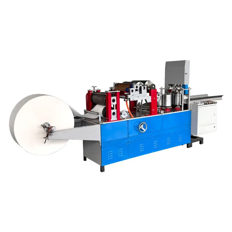 Automatic PLC Controlled High-Speed Napkin Paper Folding Machine with Motor — view 1