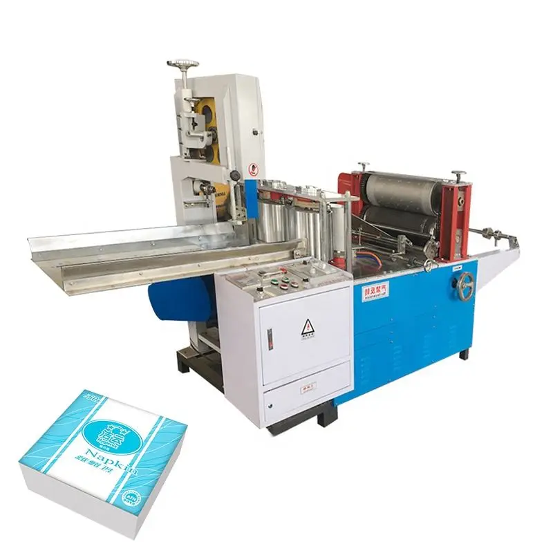 Restaurant Use Napkin Machine Price Serviette Tissue Paper Folding Cutting Line — view 1