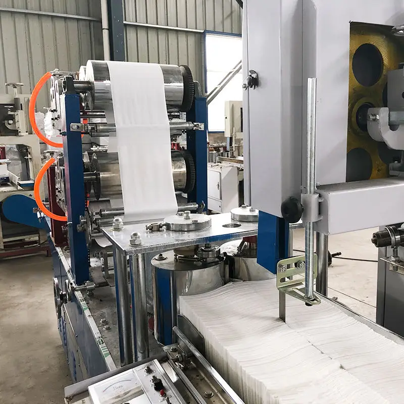 Restaurant Use Napkin Machine Price Serviette Tissue Paper Folding Cutting Line — view 6