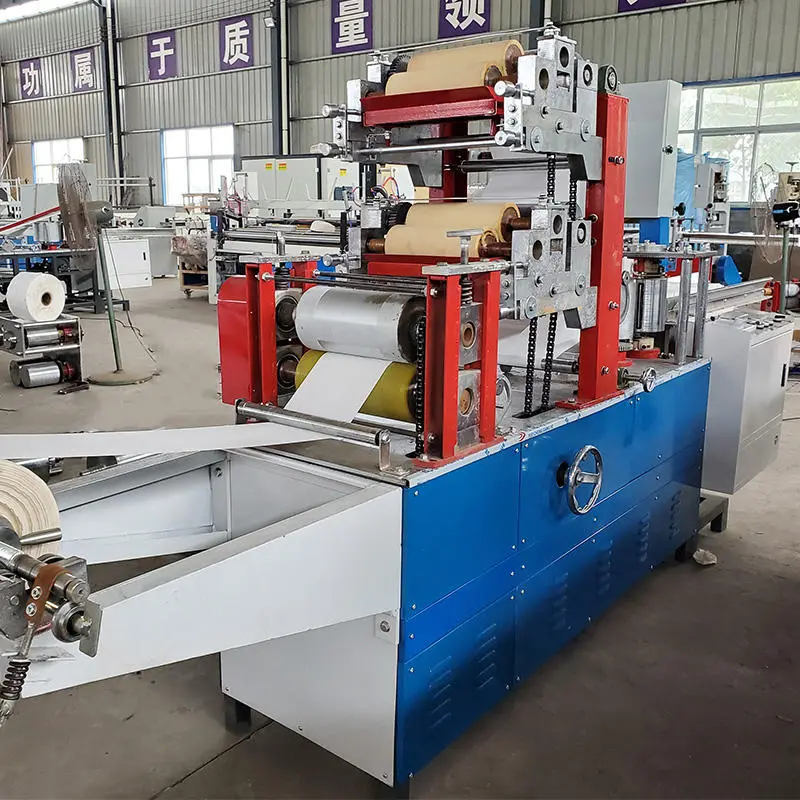 Hot Selling Fully Automatic Paper Napkin Machine Paper Napkins Machines Printing Napkin and Tissue Paper Cutting Machine — image 6