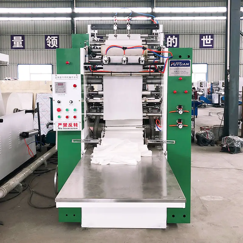 PLC Engine Driven Four Line Facial Tissue Paper Manufacturing Machine High-Speed 800-100m/min 220V/380V for Hotel Restaurant Use — image 3