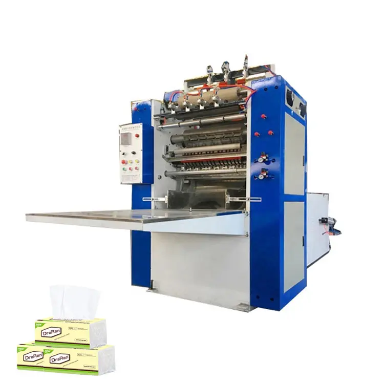 Full Automatic Facial Tissue Machine Facial Tissue Paper Folding Machine Facial Tissue Interleaved v Folding Machine — image 3