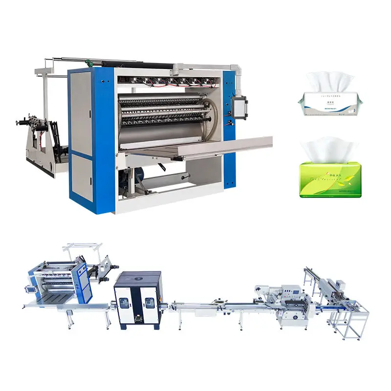 Fuyuan Fully Automatic Facial Tissue & Napkin Paper Folding Machine High-Speed 150m/min ISO/CE/TUV Certified — image 3